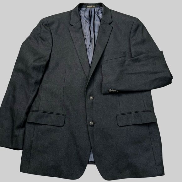 John Varvatos USA Blazer Mens 46R Gray Suit Jacket - Picture 1 of 10